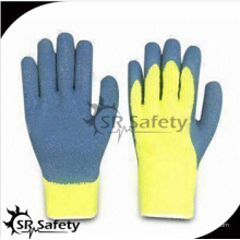 SRSAFETY 2016 neuer 7g orange Polyester beschichteter schwarzer Latex